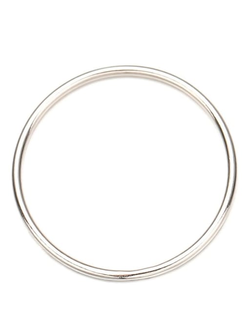 ARTTI 925 Sterling Silver Round Minimalist Band Ring 2