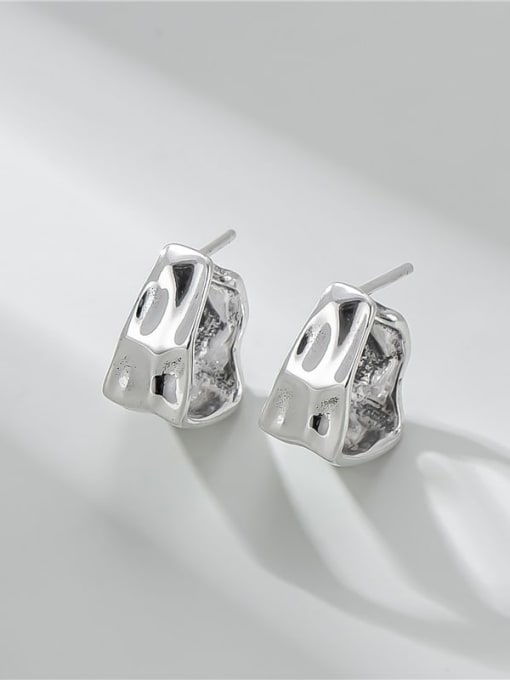 ARTTI 925 Sterling Silver Irregular Geometric Earring 2