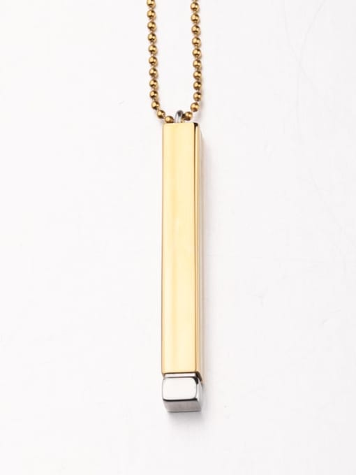 Gold mp559 mp558 steel Stainless steel Geometric Minimalist Necklace
