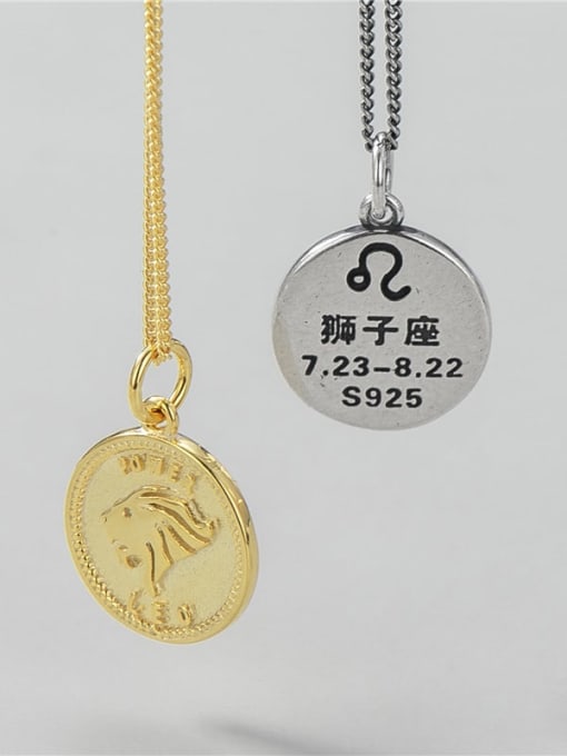 Leo (single pendant) 925 Sterling Silver Constellation Minimalist Necklace