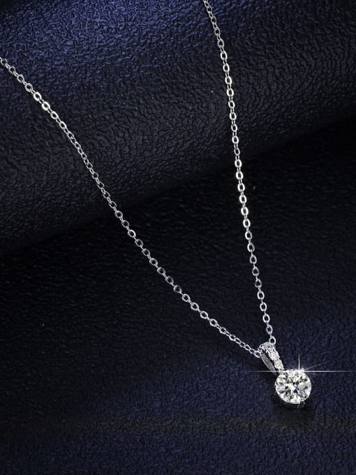 YUANFAN 925 Sterling Silver crown Necklace 1