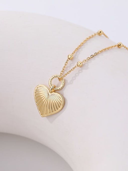 YUANFAN 925 Sterling Silver Heart Minimalist Necklace 1