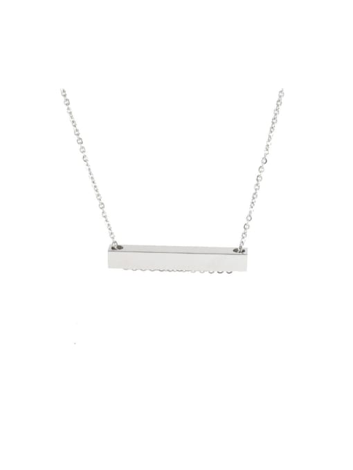 MEN PO Stainless steel Geometric Minimalist Necklace 0