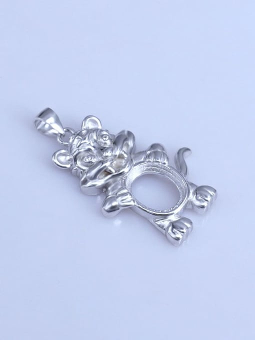 Supply 925 Sterling Silver Zodiac Pendant Setting Stone size: 9*11mm 1