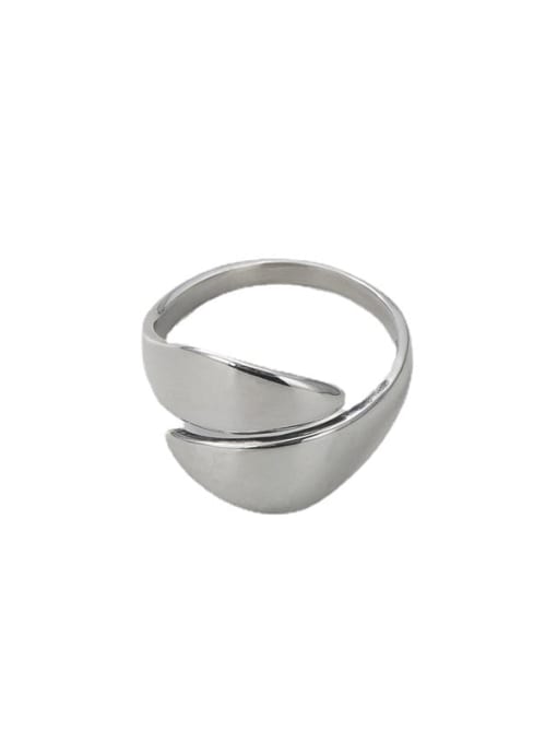 ARTTI 925 Sterling Silver Irregular Minimalist Band Ring 3