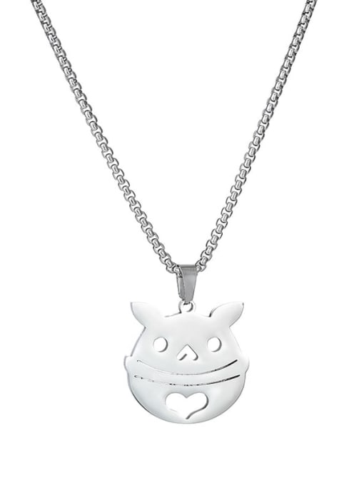 Bomb Rabbit Necklace Stainless steel Icon Hip Hop Around the anime Genshin Impact Necklace