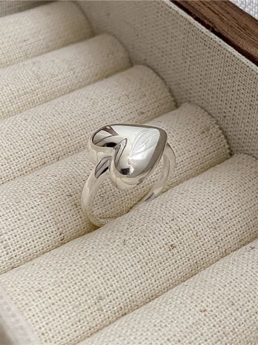 ARTTI 925 Sterling Silver Heart Trend Band Ring