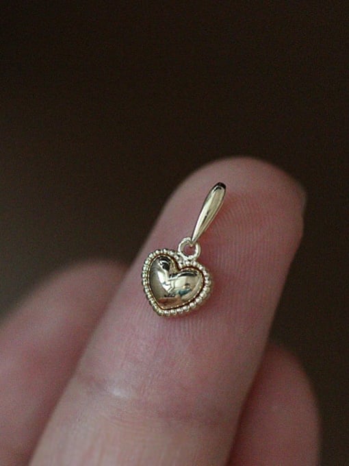 ZEMI 925 Sterling Silver Minimalist Heart Pendant  Necklace 2
