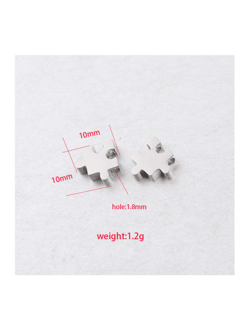MEN PO Stainless steel puzzle small beads 2