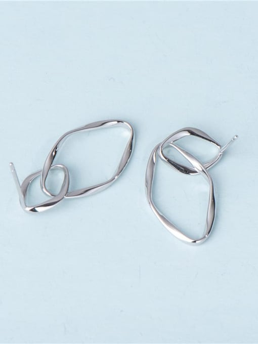 ARTTI 925 Sterling Silver Geometric Minimalist Drop Earring 1