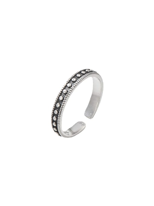 ARTTI 925 Sterling Silver Round Vintage Band Ring 3