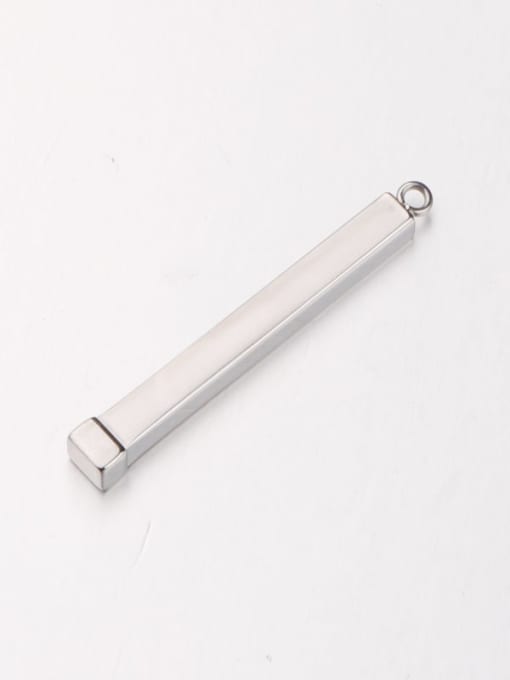 Solid solid bar steel (mp558) Stainless steel retractable three-dimensional stick mother's day pendant