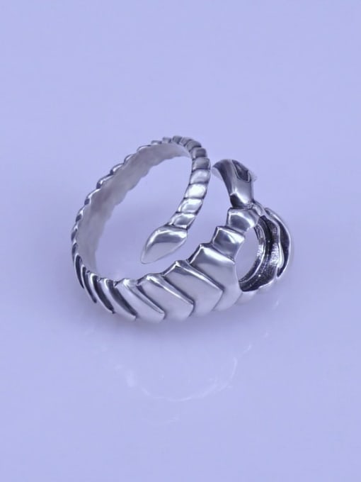 Supply 925 Sterling Silver Geometric Ring Setting Stone size: 8*10mm 1
