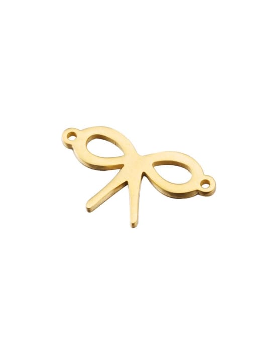 golden Butterfly Stainless steel Bow Minimalist Pendant