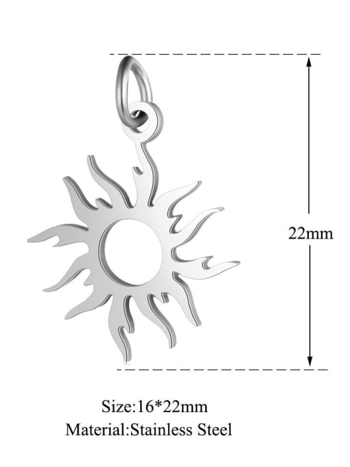 FTime Stainless steel Charm Height : 16 mm , Width: 22 mm 2