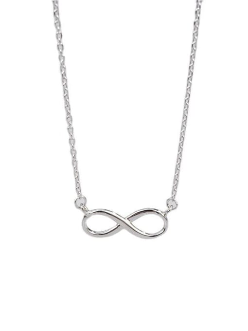 ARTTI 925 Sterling Silver Number Minimalist Necklace 3