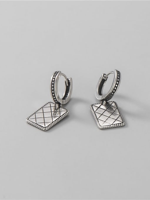 ARTTI 925 Sterling Silver Geometric Vintage Drop Earring