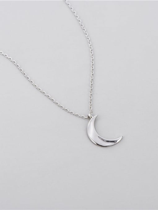 ARTTI 925 Sterling Silver Moon Minimalist Necklace 3
