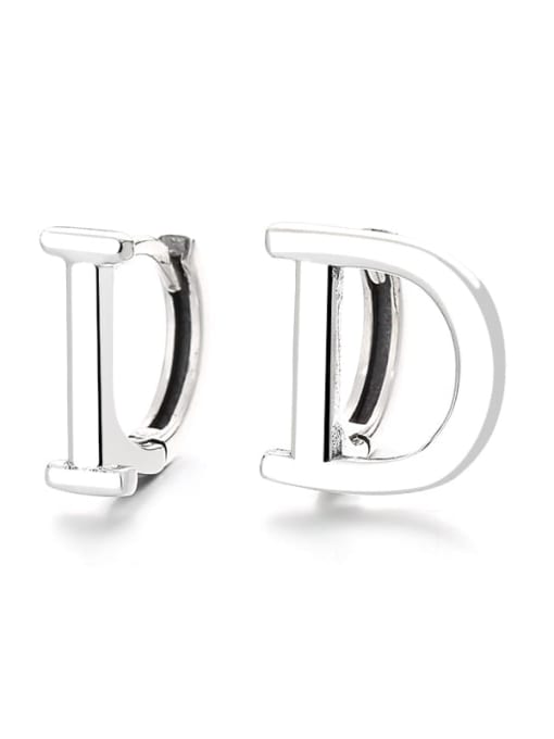 260RM approximately 3.4g pairs 925 Sterling Silver Letter Vintage Stud Earring