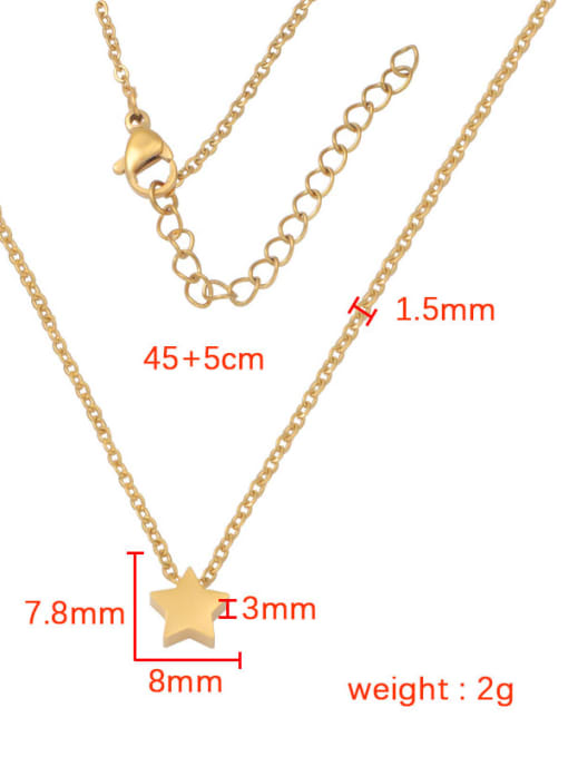 MEN PO Stainless steel Heart Minimalist Necklace 2
