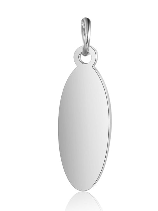 FTime Stainless steel Oval Charm 2