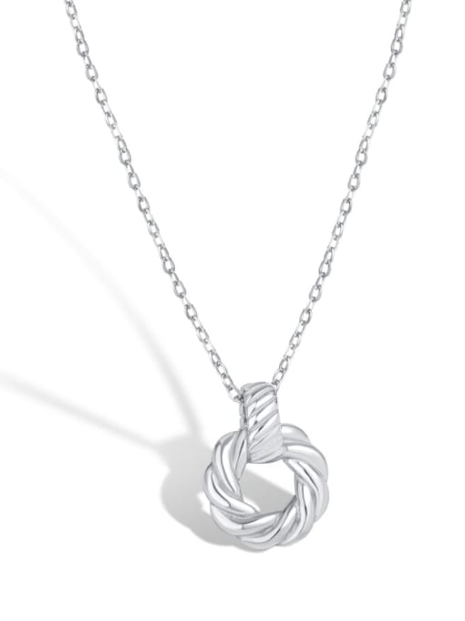 STL-Silver Jewelry 925 Sterling Silver Geometric Minimalist Necklace 0