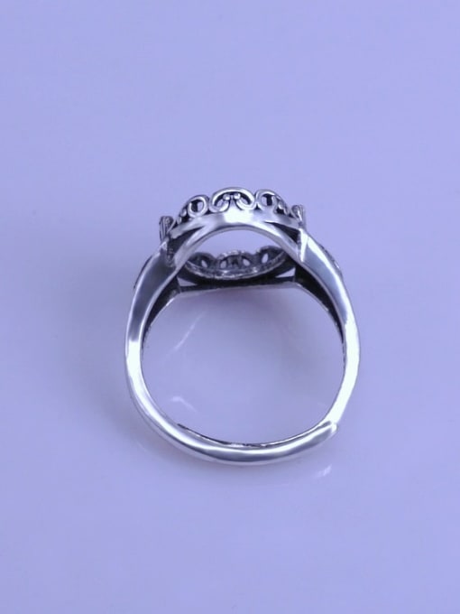 Supply 925 Sterling Silver Oval Ring Setting Stone size: 11*13mm 2