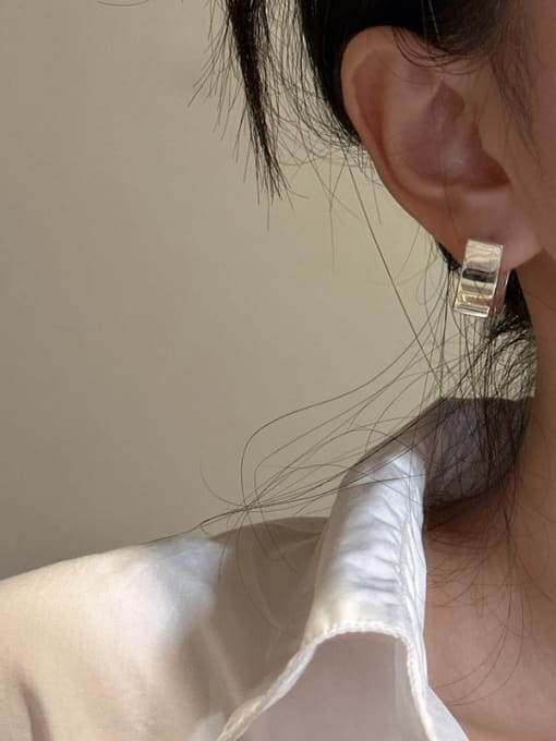 ARTTI 925 Sterling Silver Geometric Trend Stud Earring 1