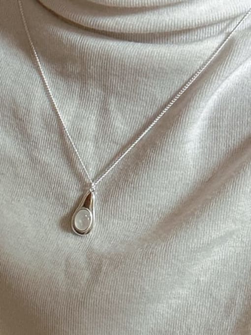 ARTTI 925 Sterling Silver Water Drop Vintage Necklace 1