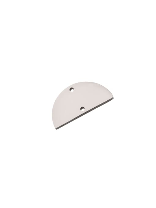 MEN PO Stainless steel semicircle double hole minimalist earring bracelet accessory connector