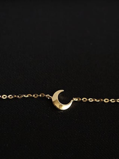ZEMI 925 Sterling Silver Moon Dainty Adjustable Bracelet
