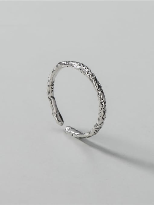 ARTTI 925 Sterling Silver Round Vintage Band Ring