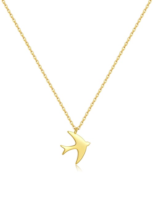 MMN559 2 925 Sterling Silver Cubic Zirconia Irregular Minimalist Necklace