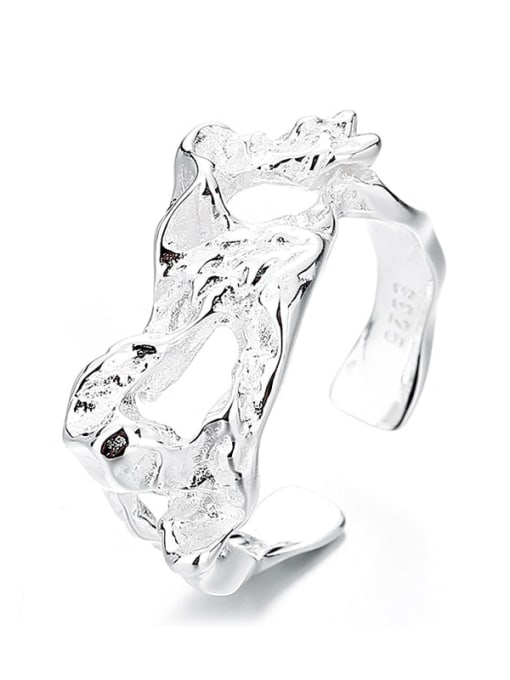 DY1474.8g 925 Sterling Silver Geometric Ring