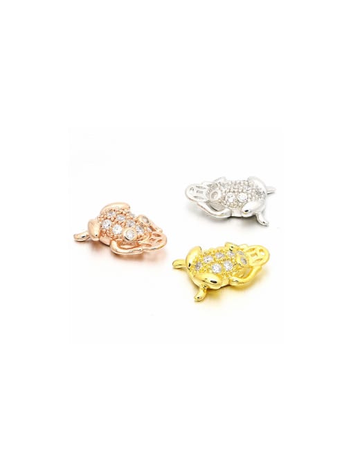 KOKO Bronze gold toad micro-set accessories