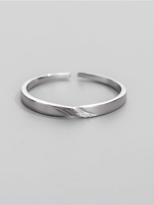 ARTTI 925 Sterling Silver Round Minimalist Band Ring 0
