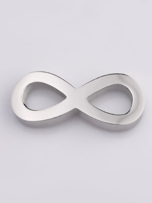 Steel color Stainless steel infinity symbol figure 8 connector