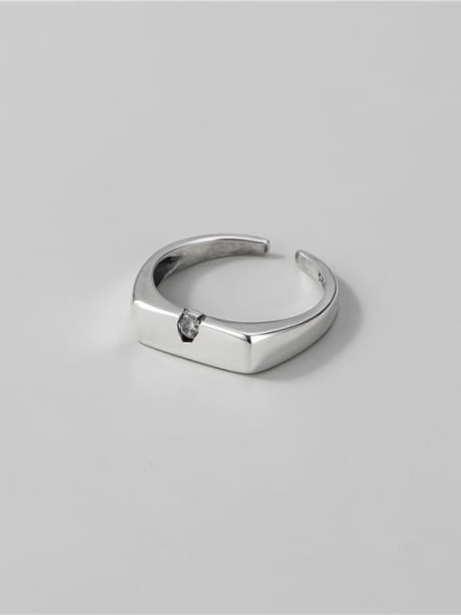 Narrow Edition 925 Sterling Silver Geometric Vintage Band Ring