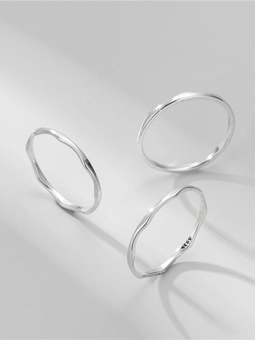 Spray ring 925 Sterling Silver Round Minimalist Band Ring