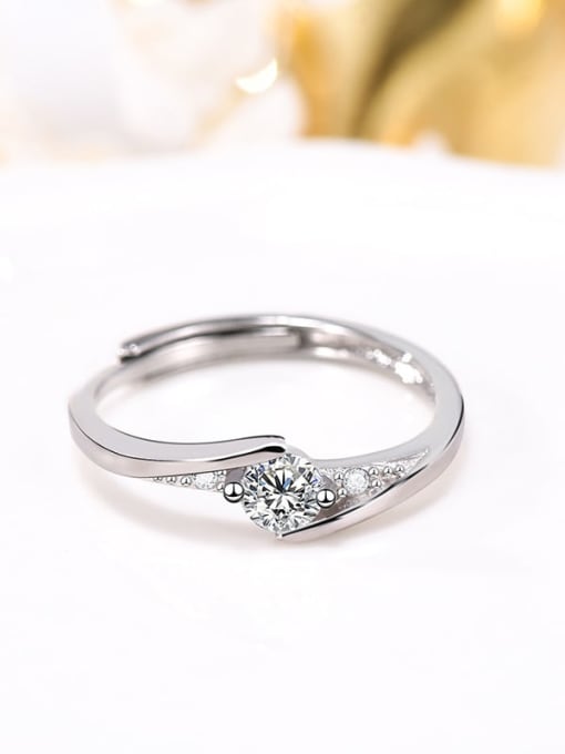 Women Style 925 Sterling Silver Geometric Ring