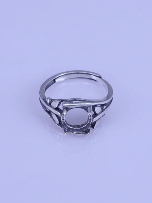Supply 925 Sterling Silver Geometric Ring Setting Stone size: 8*8mm