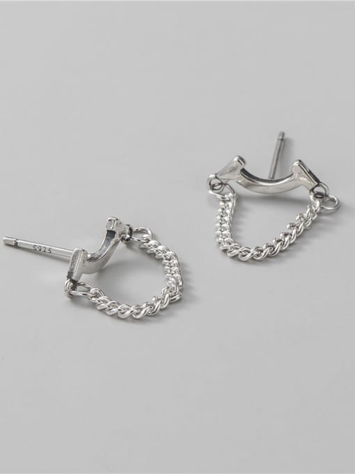 ARTTI 925 Sterling Silver Tassel Minimalist Drop Earring 3