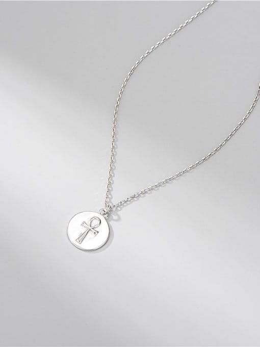 ARTTI 925 Sterling Silver Cross Minimalist Necklace