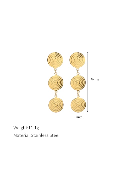 LM Stainless steel Geometric Hip Hop Necklace 2