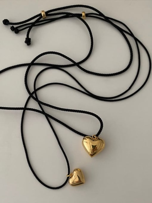 LM Alloy Heart Minimalist Necklace 0