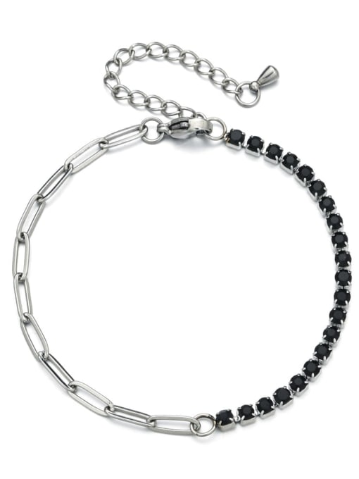 black Stainless steel Bracelet
