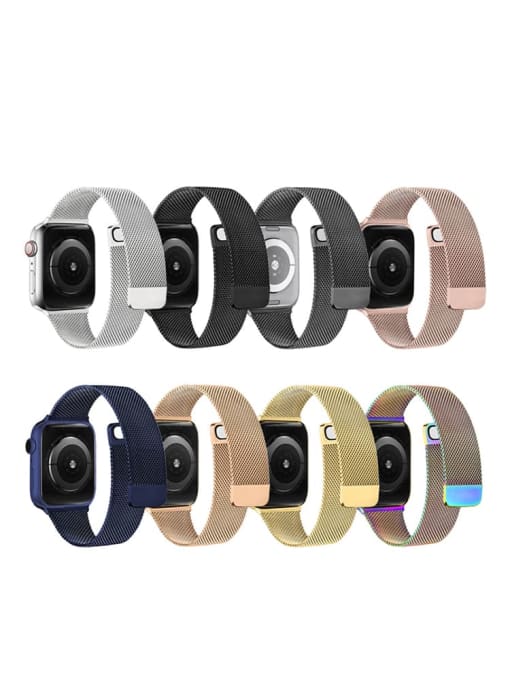 STRAP Stainless Steel Metal multiple color Wristwatch Band For Apple Watch Series 1-6 1