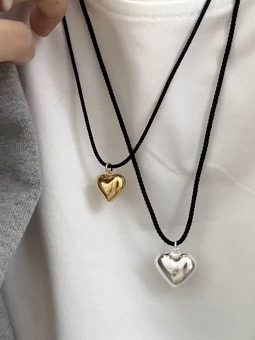 LM Alloy Heart Minimalist Necklace 3