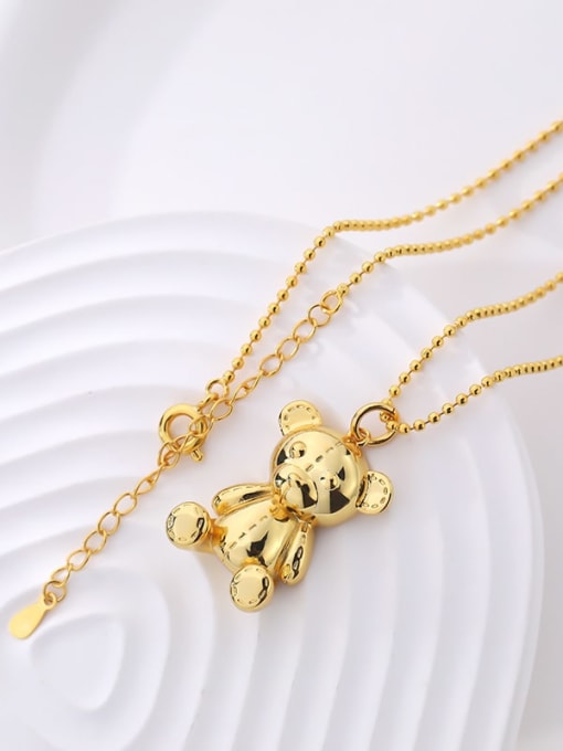 LM Brass Bear Necklace 2
