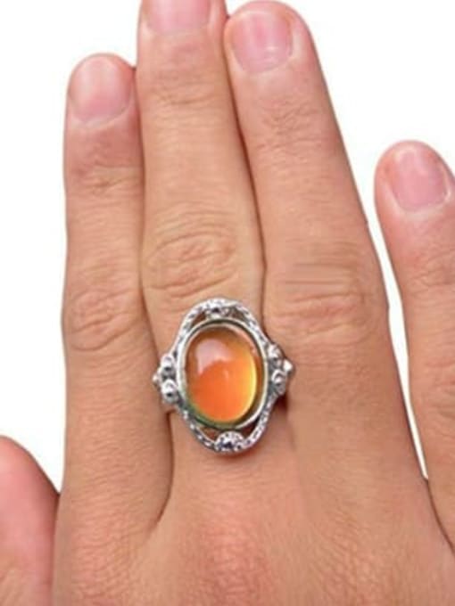 Patterned gemstone, lace gemstone Alloy Icon Cute Band Ring